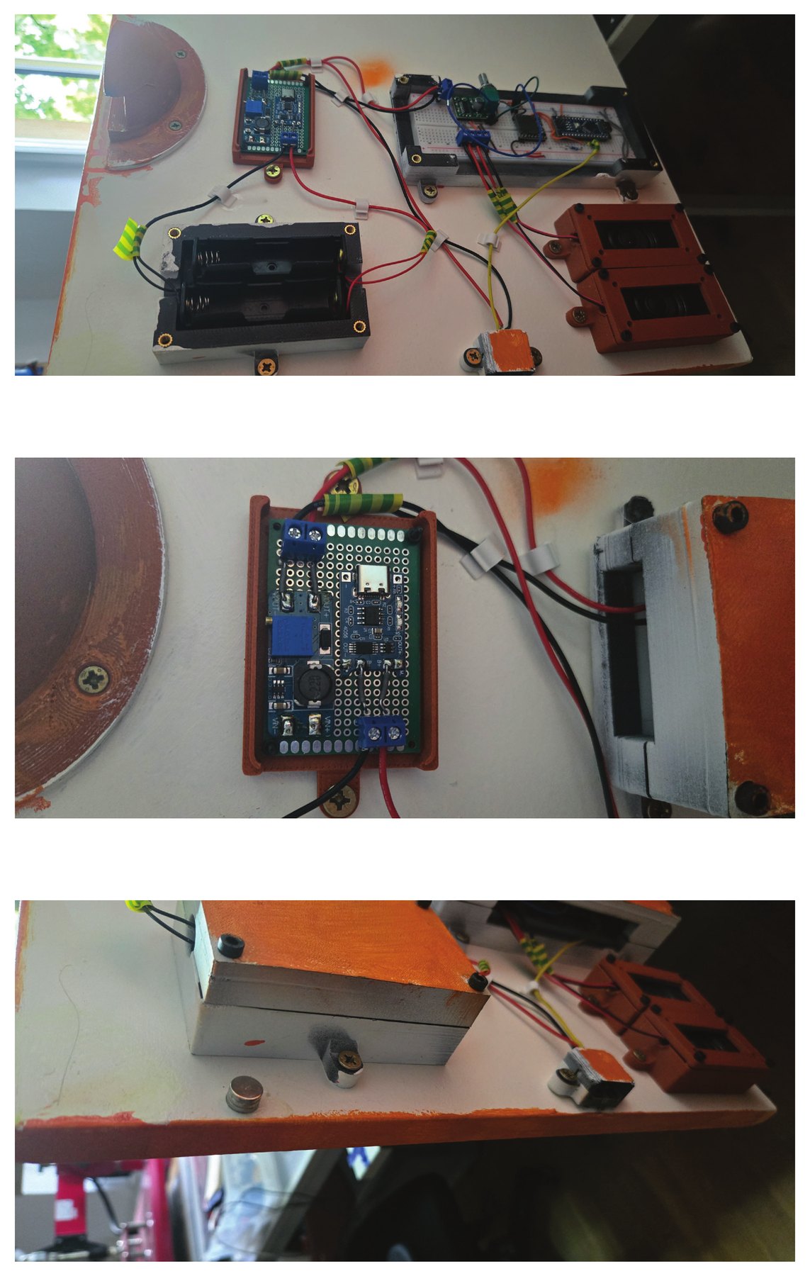 Hall effect sensor, voltage regulator module and full electronic assembly